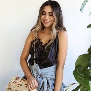 Black Silk Slip Dress